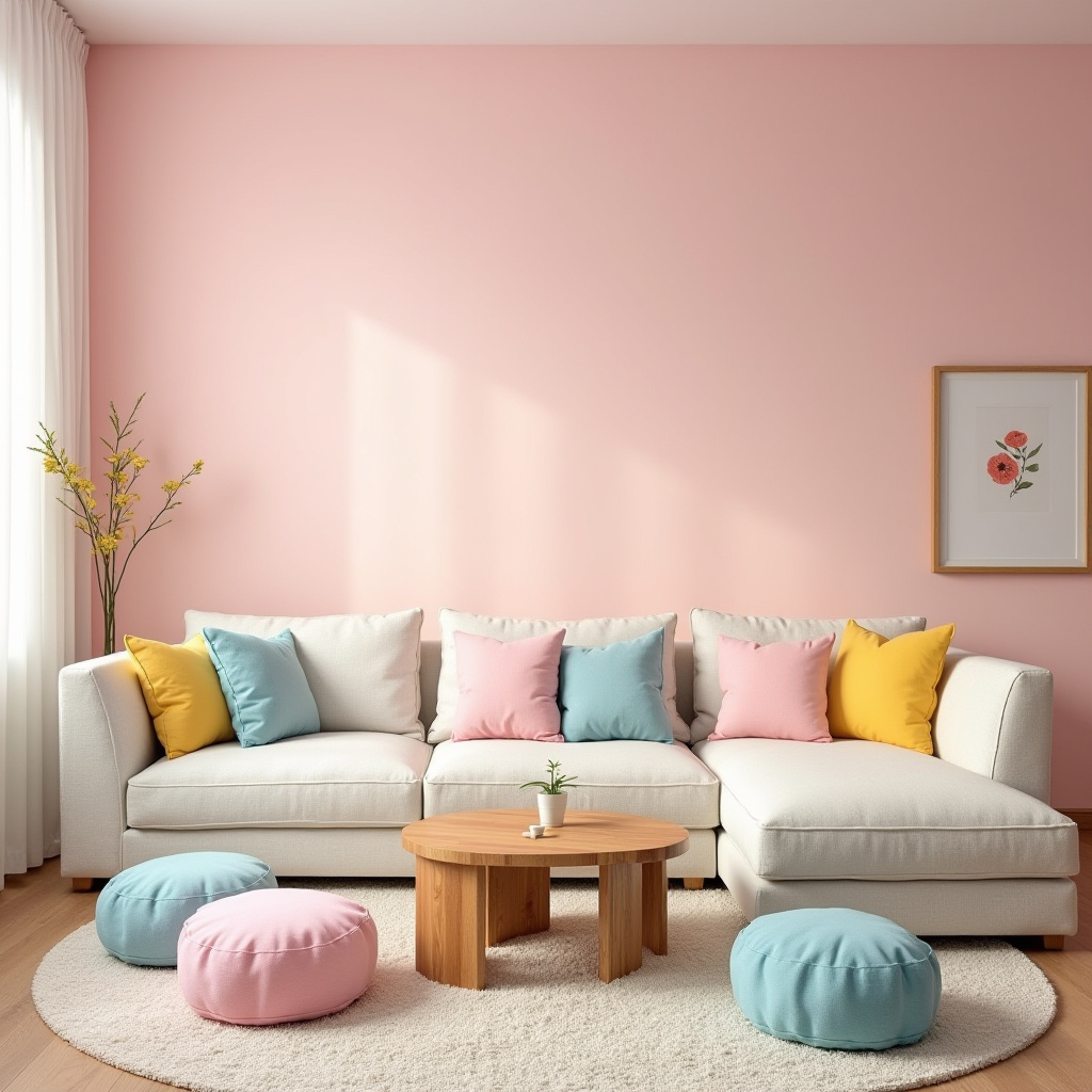 Living Room Pink 7