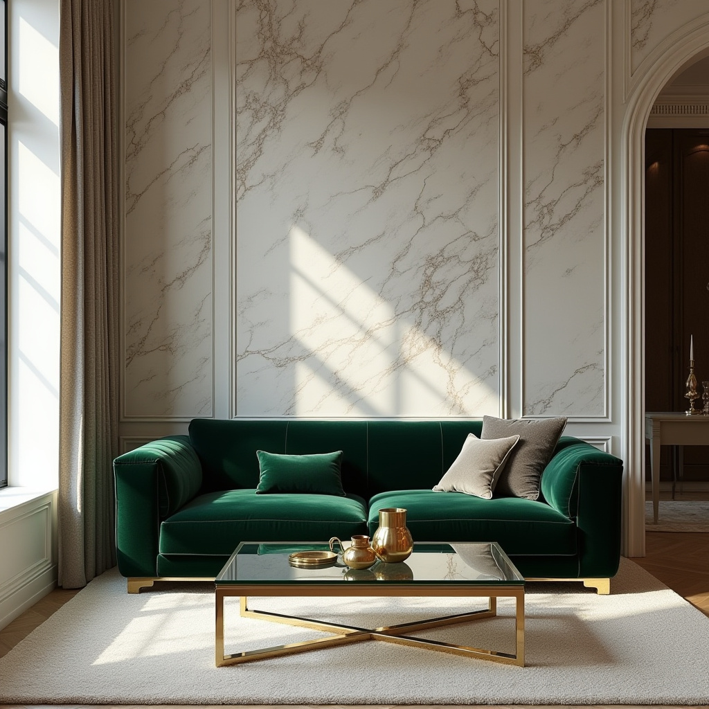 Living Room Stone Wall 10