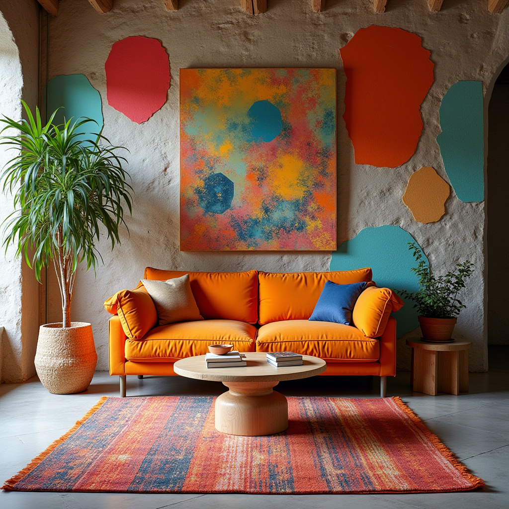 Living Room Stone Wall 15