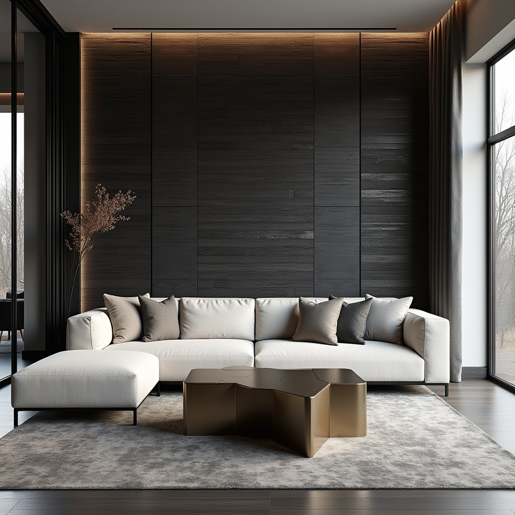 Living Room Stone Wall 19