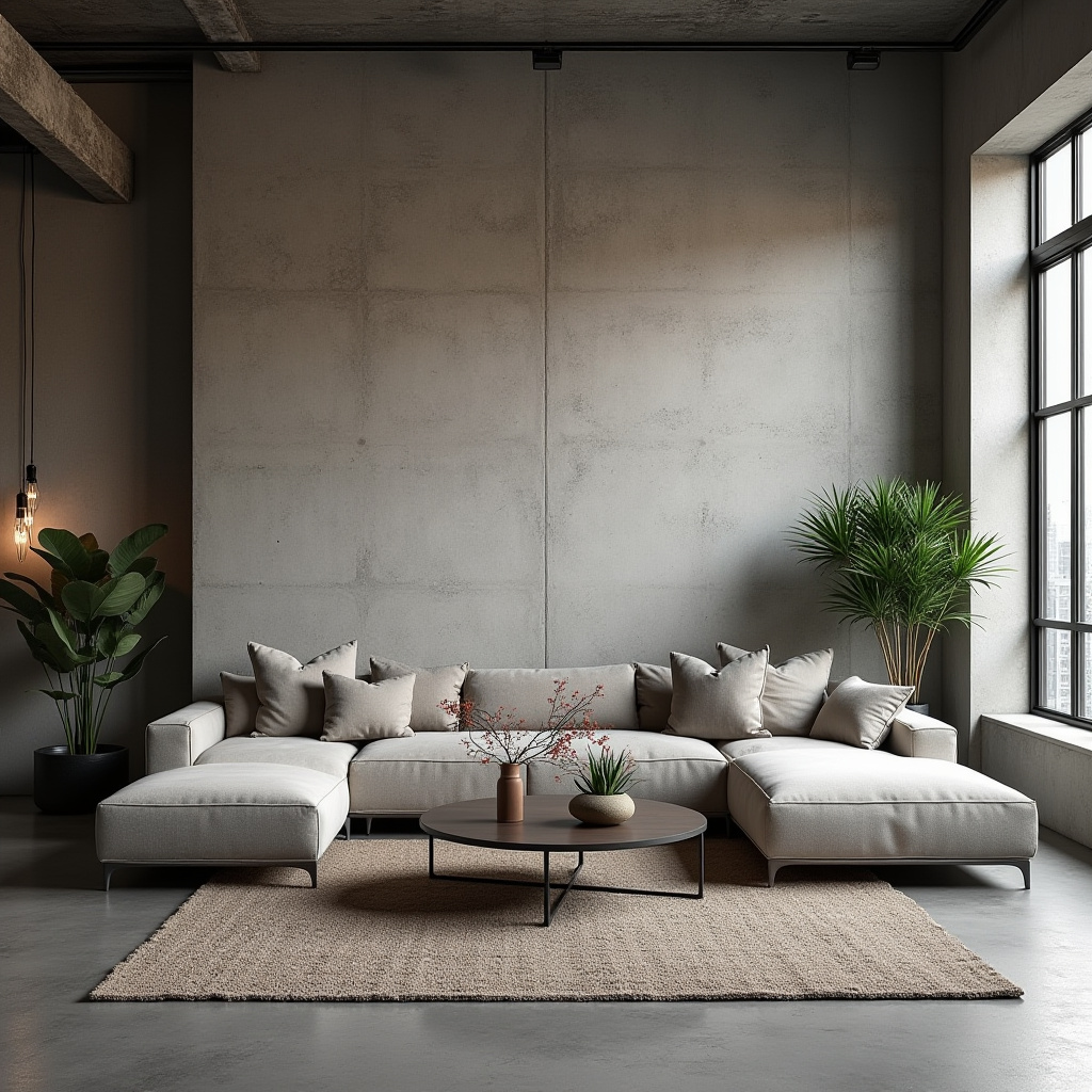 Living Room Stone Wall 25