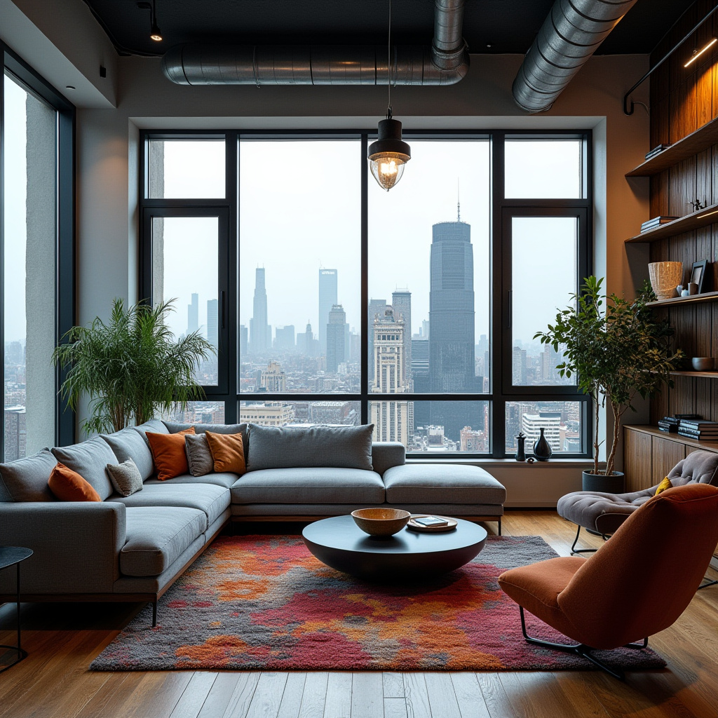 Living Room With Window Wall 14