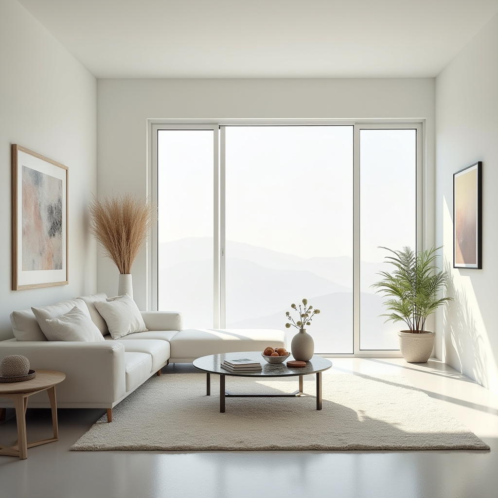 Living Room With Window Wall 26