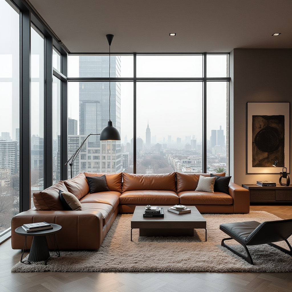 Living Room With Window Wall 28