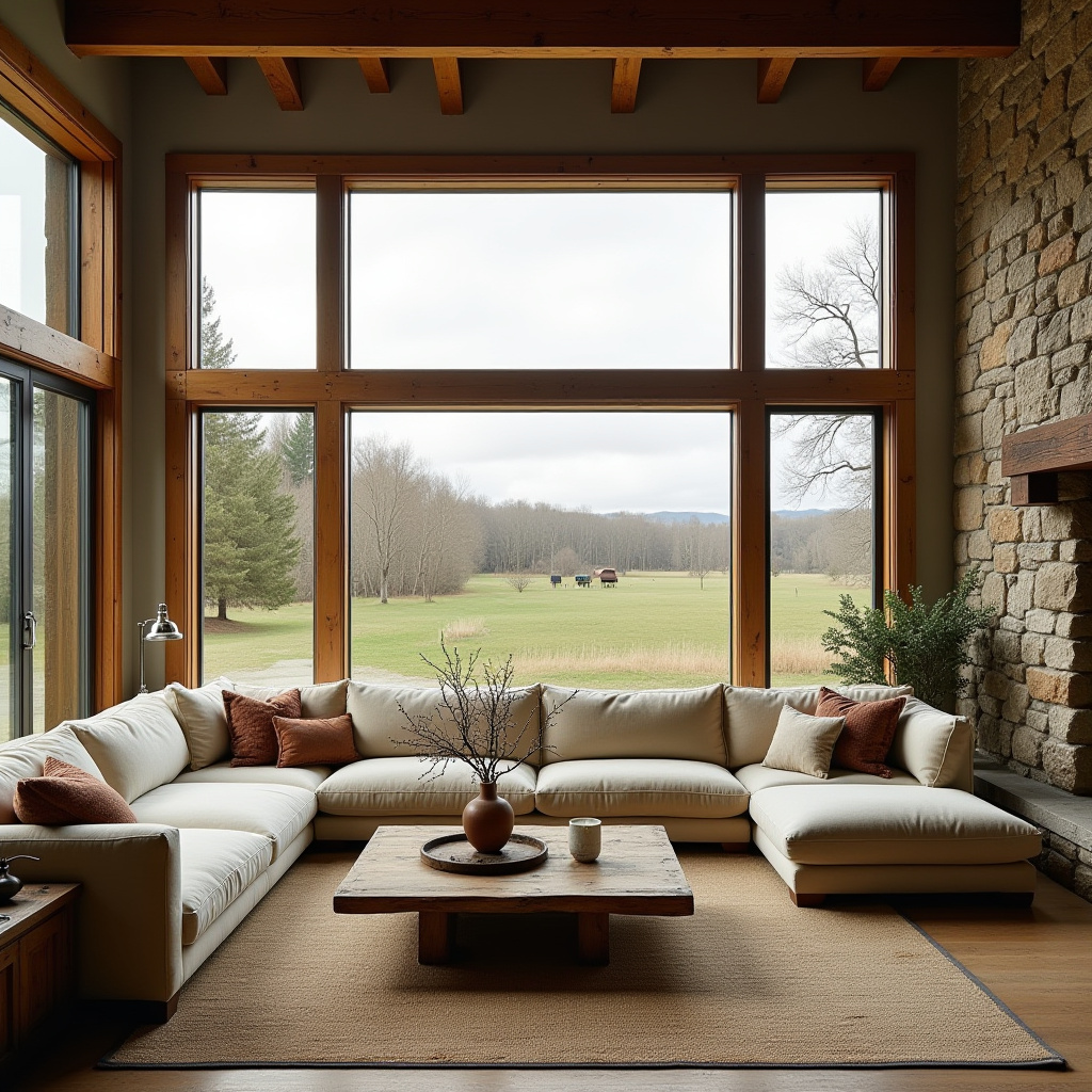 Living Room With Window Wall 8