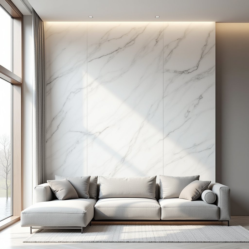 Marble Wall Living Room 30