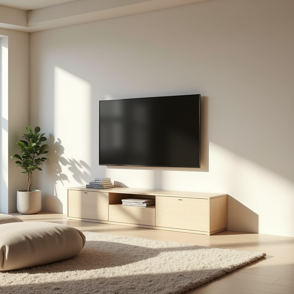 Minimalist Tv Wall Design Living Rooms 1