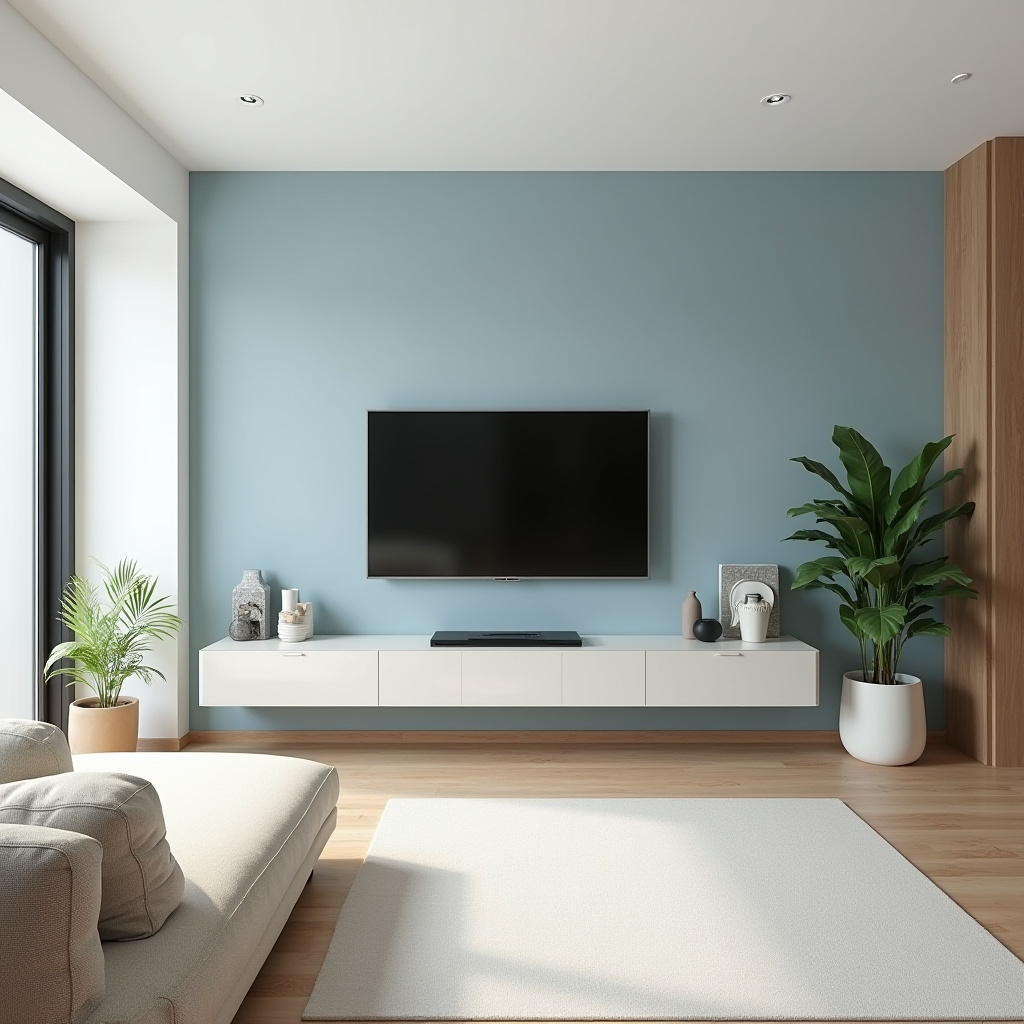 Minimalist Tv Wall Design Living Rooms 10