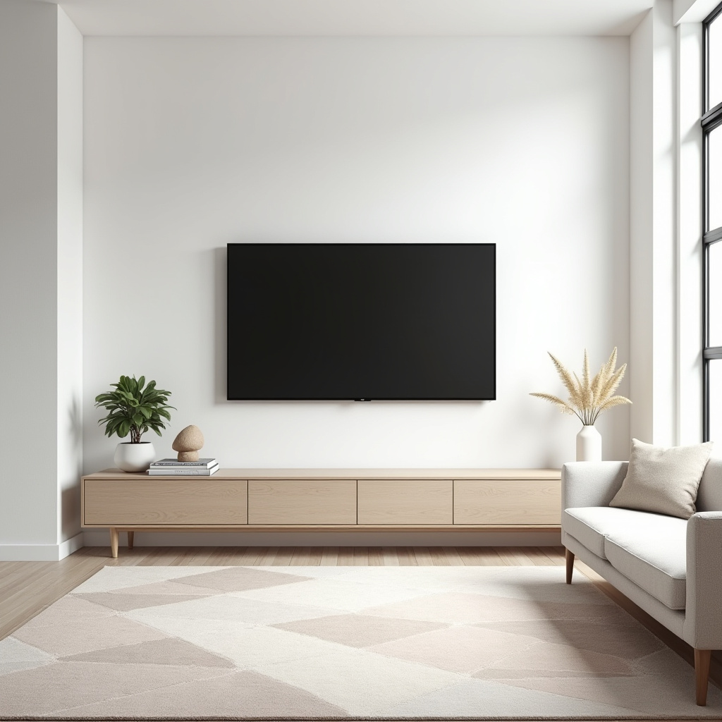 Minimalist Tv Wall Design Living Rooms 13