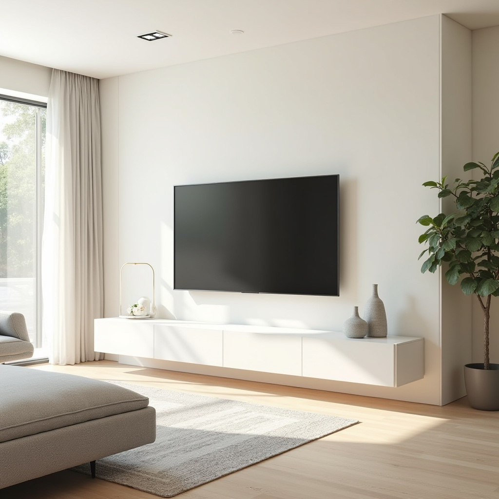Minimalist Tv Wall Design Living Rooms 15