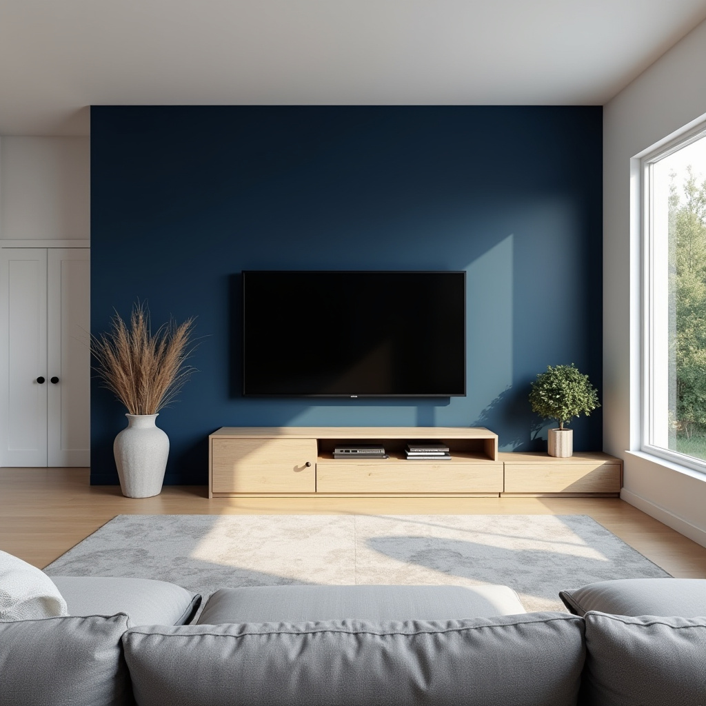 Minimalist Tv Wall Design Living Rooms 16