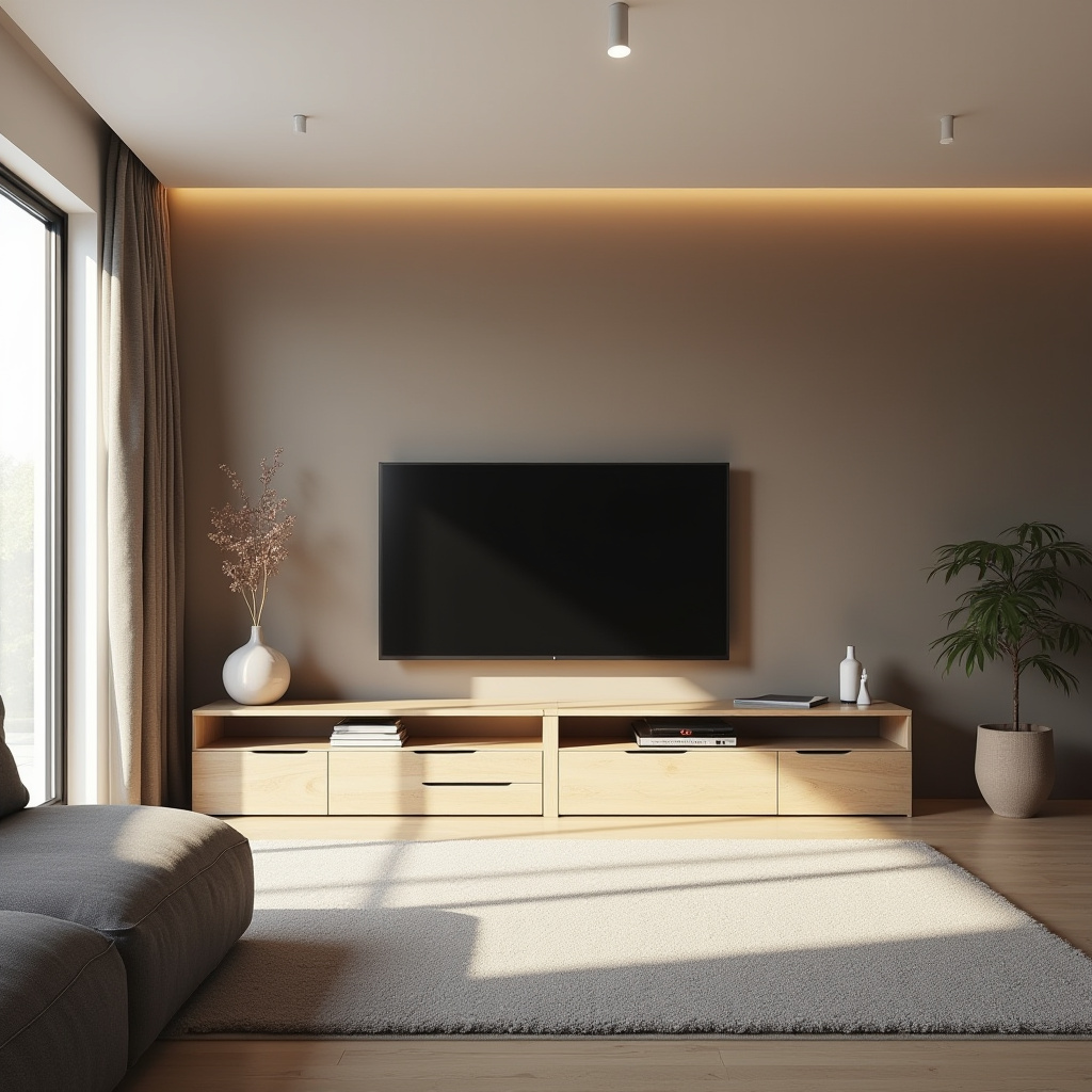 Minimalist Tv Wall Design Living Rooms 26