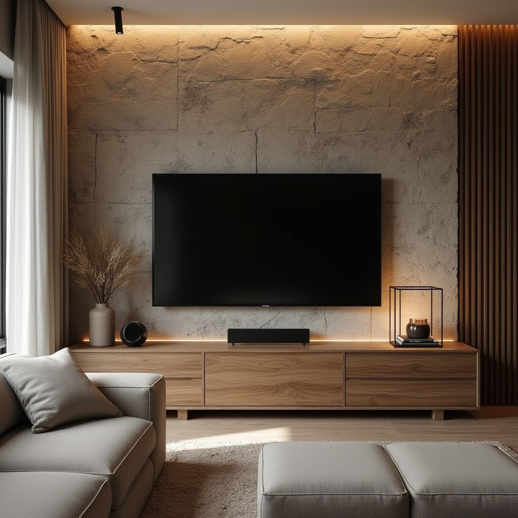 Minimalist Tv Wall Design Living Rooms 3