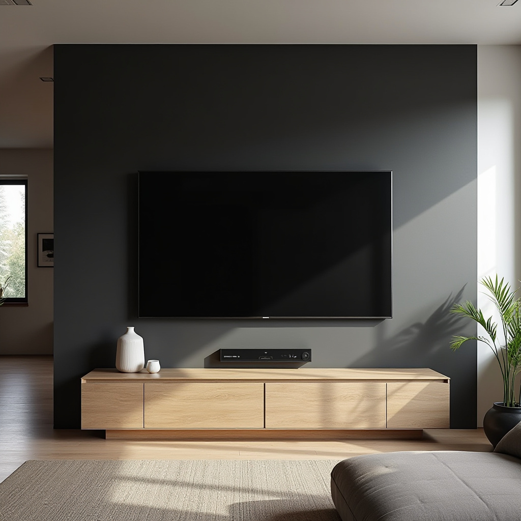 Minimalist Tv Wall Design Living Rooms 30