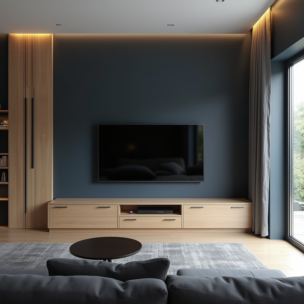Minimalist Tv Wall Design Living Rooms 5
