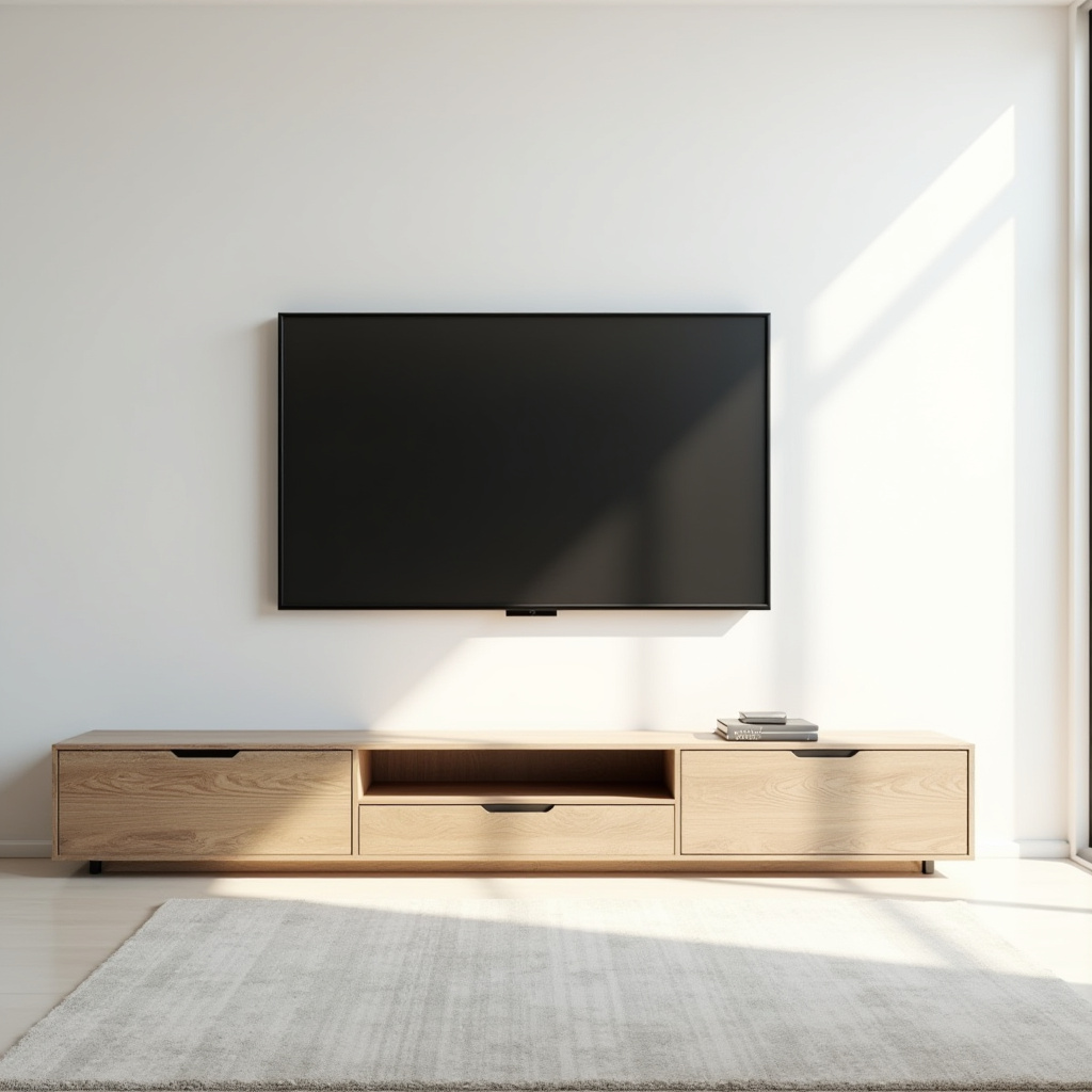 Minimalist Tv Wall Design Living Rooms 7