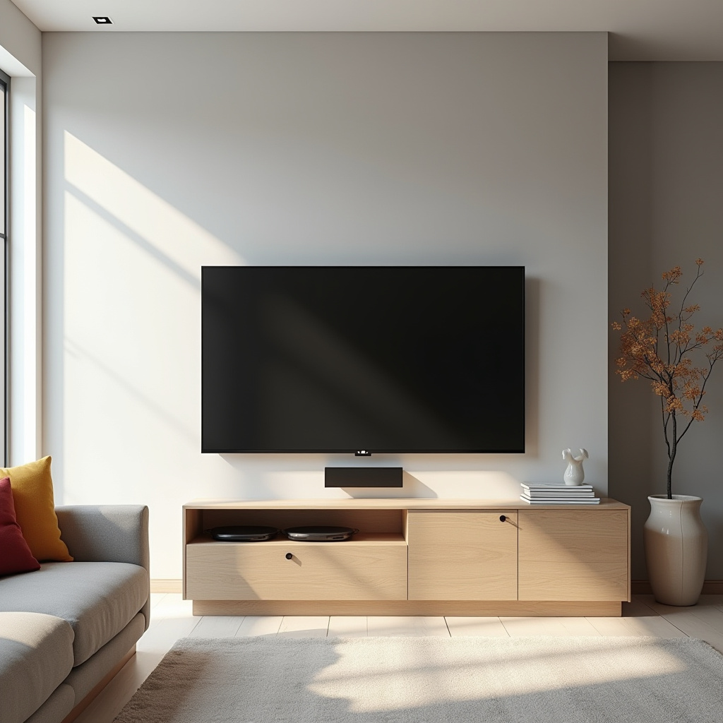 Minimalist Tv Wall Design Living Rooms 8