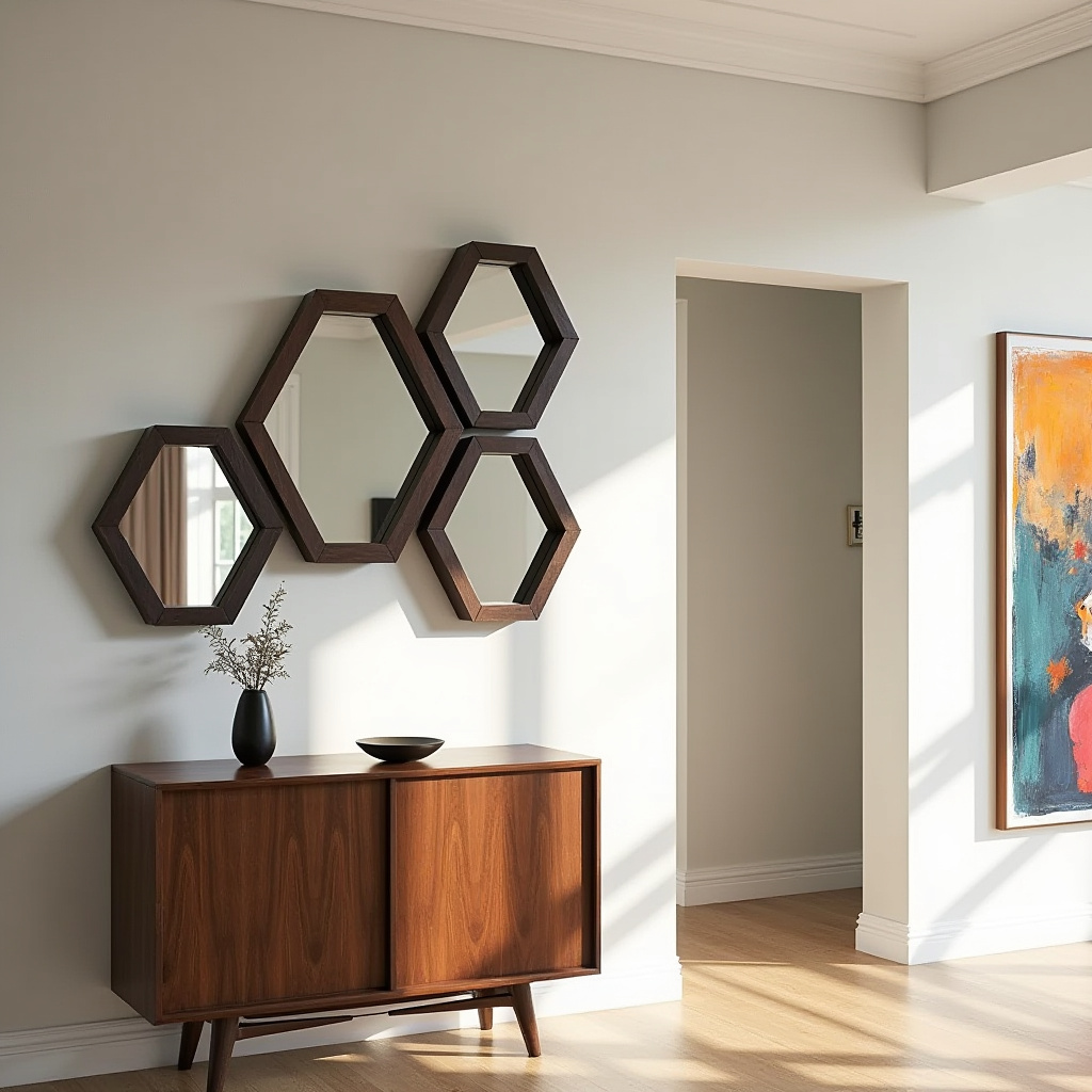 Mirror Wall Decor Entrance 11