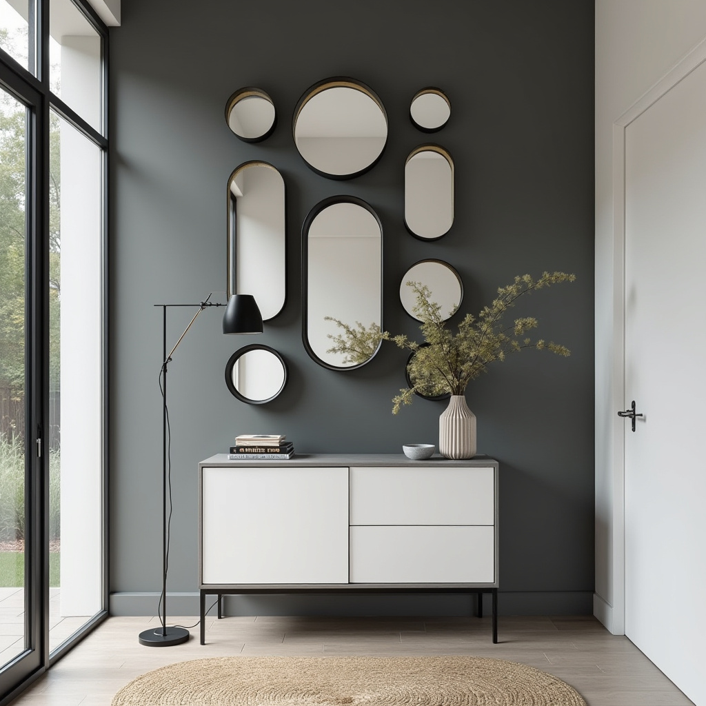 Mirror Wall Decor Entrance 7