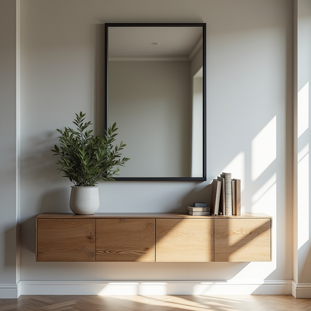 Mirror And Shelf Wall Decor 2