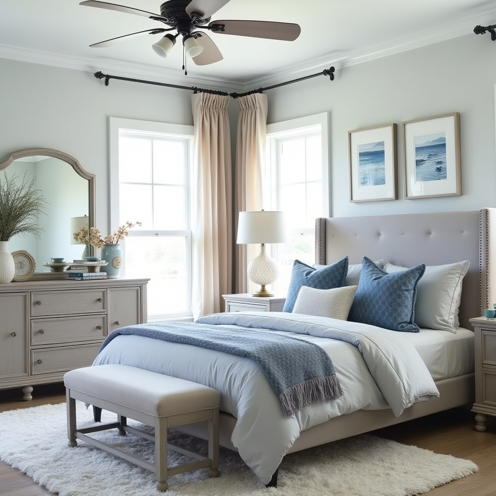 Modern Coastal Bedroom Ideas 23