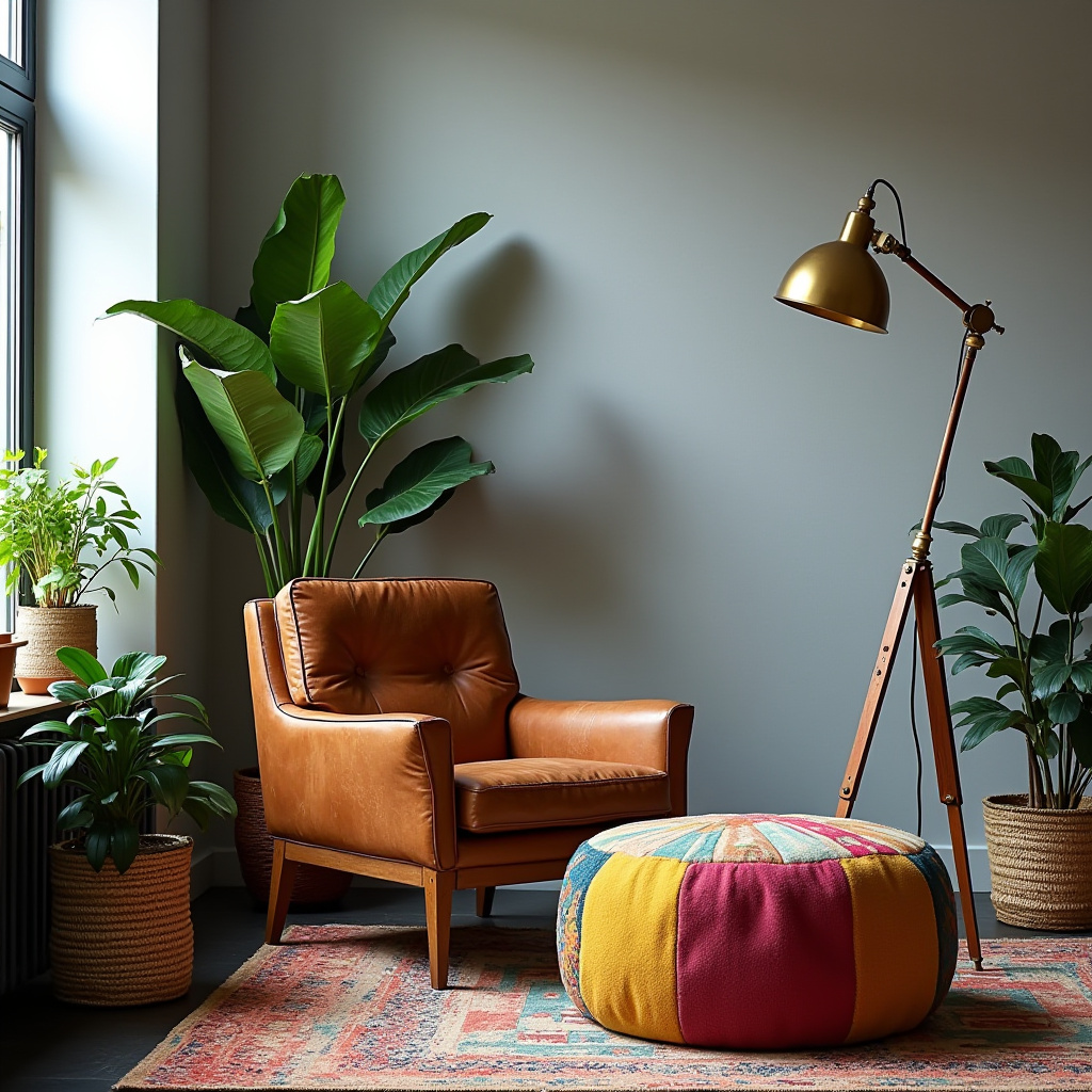 Modern Eclectic Living Room 2