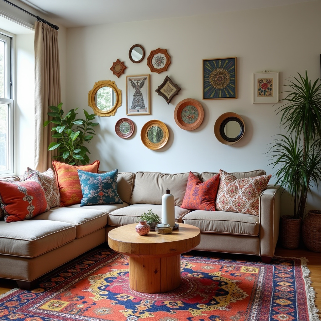 Modern Eclectic Living Room 27