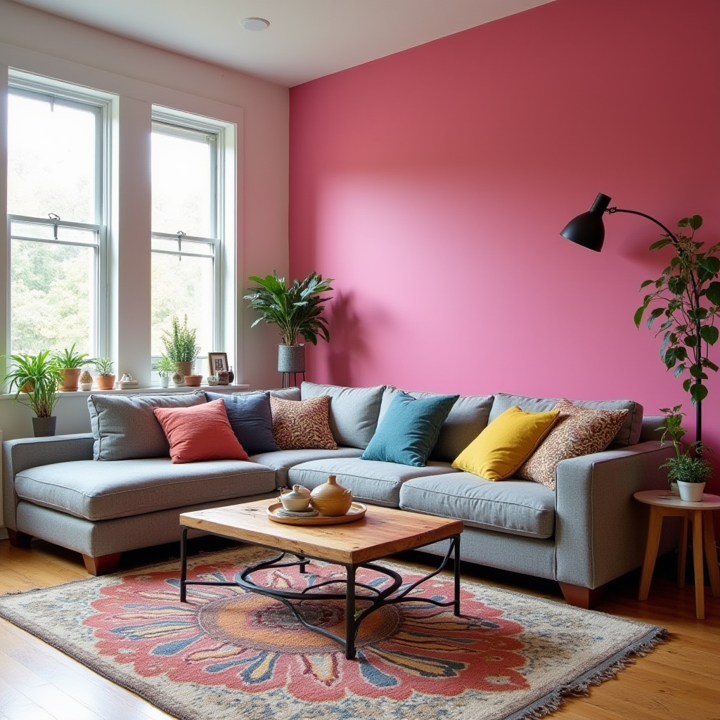 Modern Eclectic Living Room 28