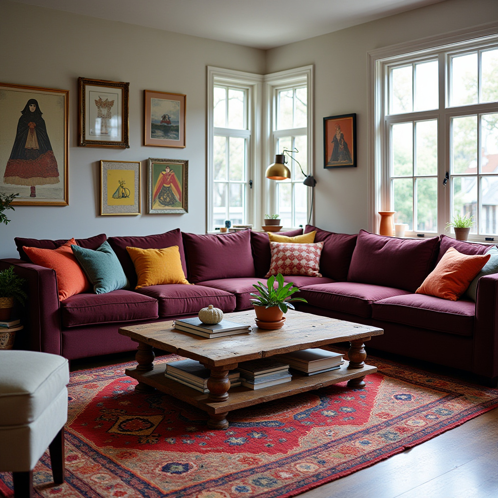 Modern Eclectic Living Room 30