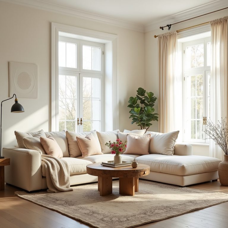 Modern French Country Living Room 1