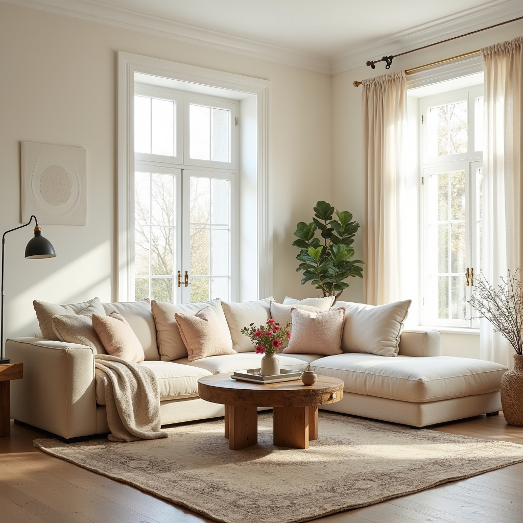 Modern French Country Living Room 1