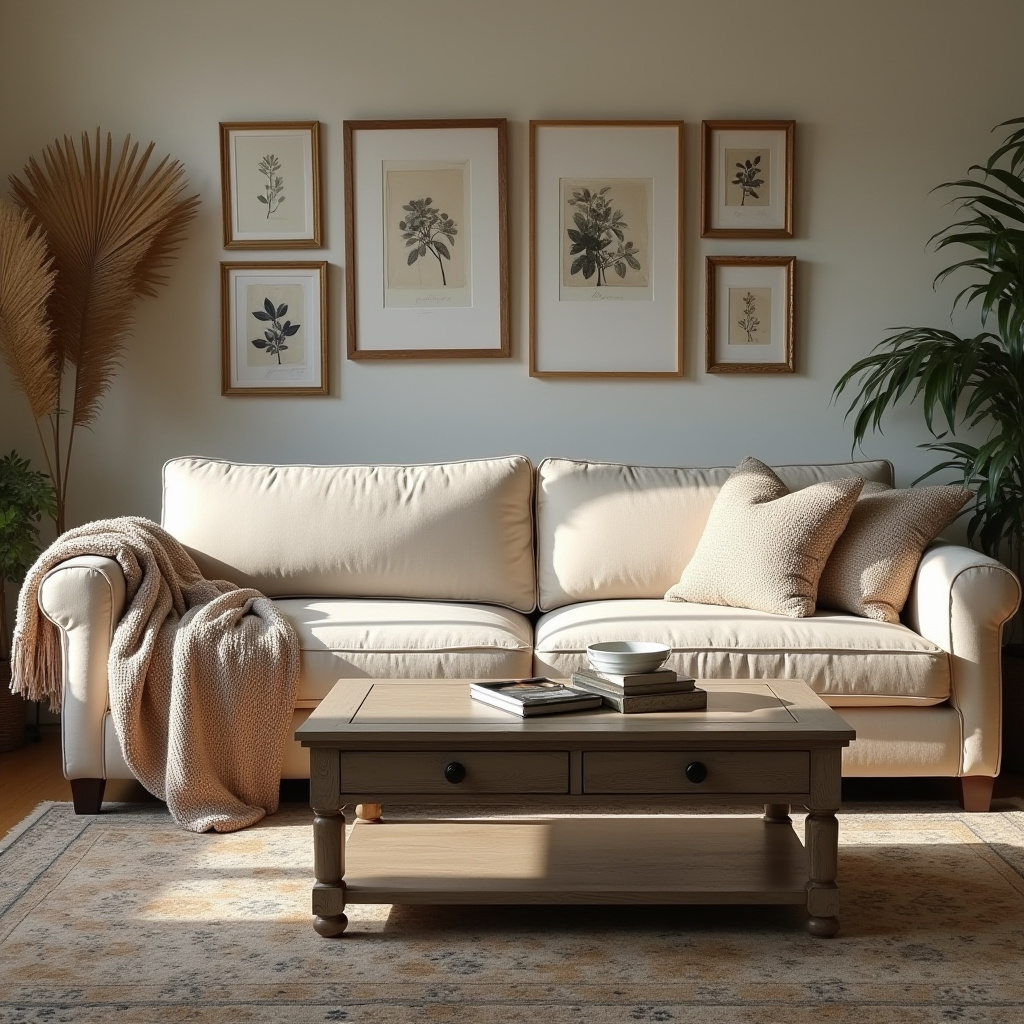 Modern French Country Living Room 12