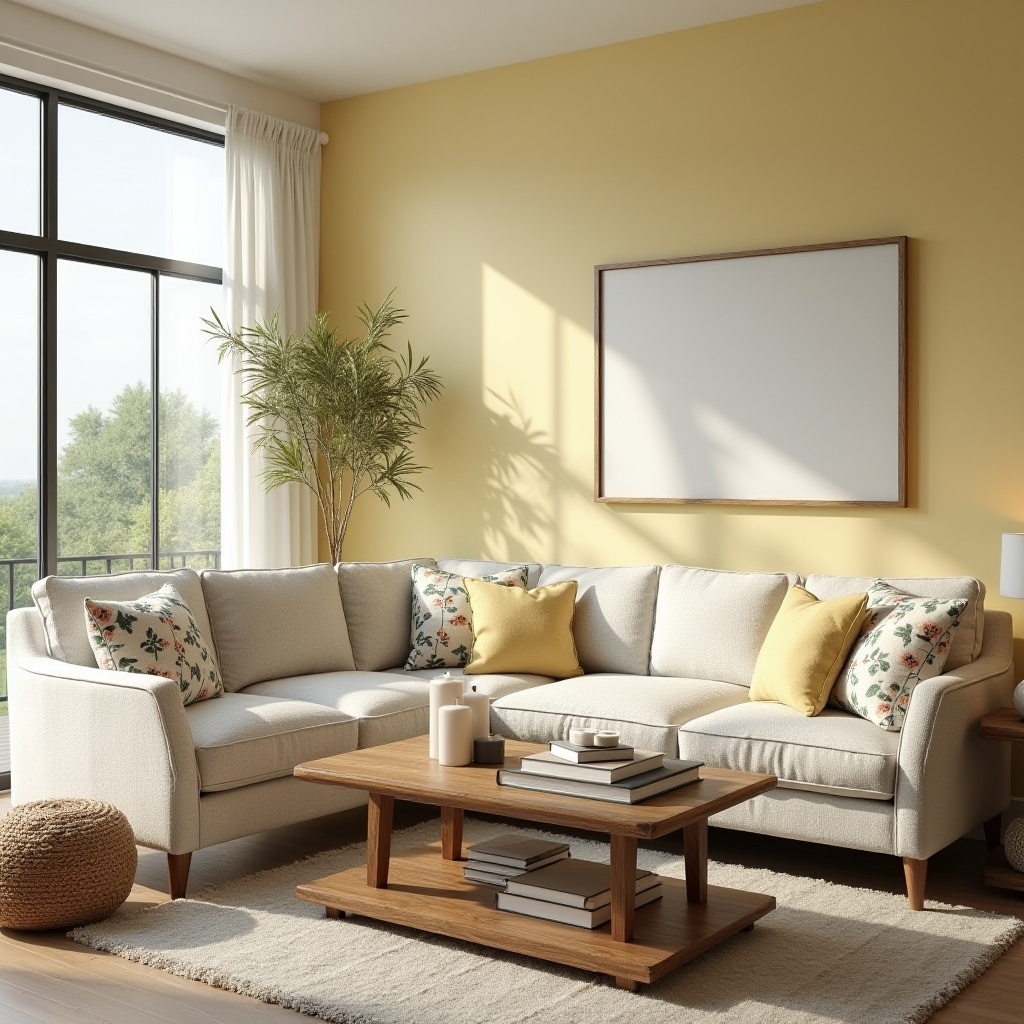 Modern French Country Living Room 14