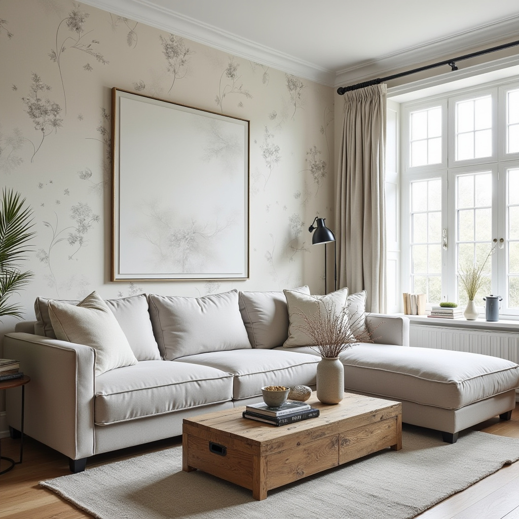 Modern French Country Living Room 19