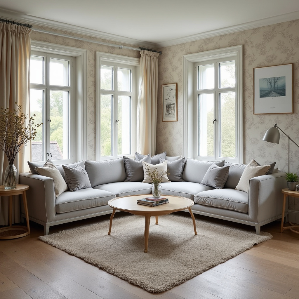 Modern French Country Living Room 8