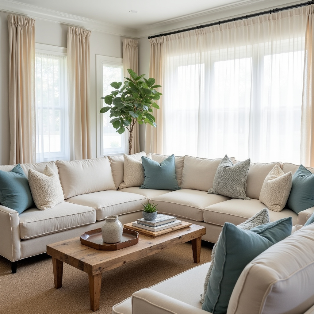 Modern French Country Living Room 9