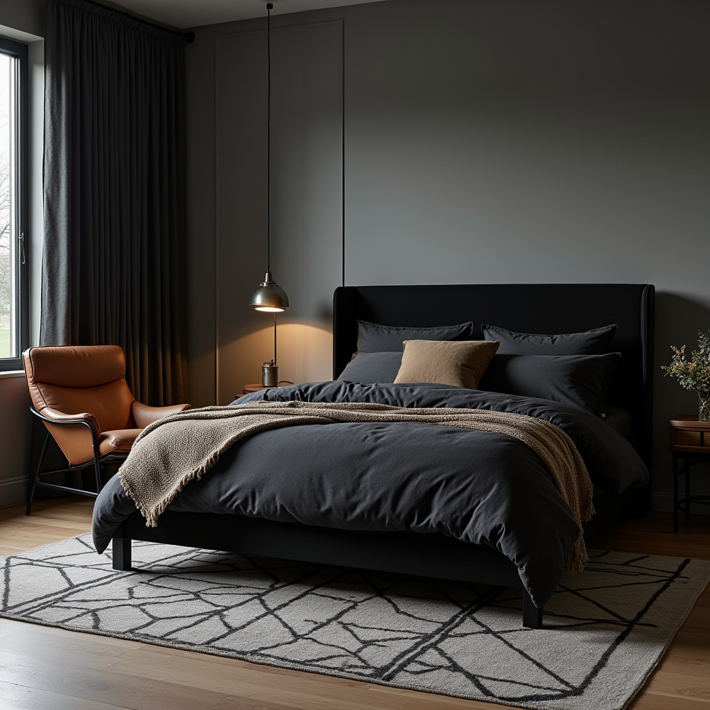 Modern Masculine Bedroom 14