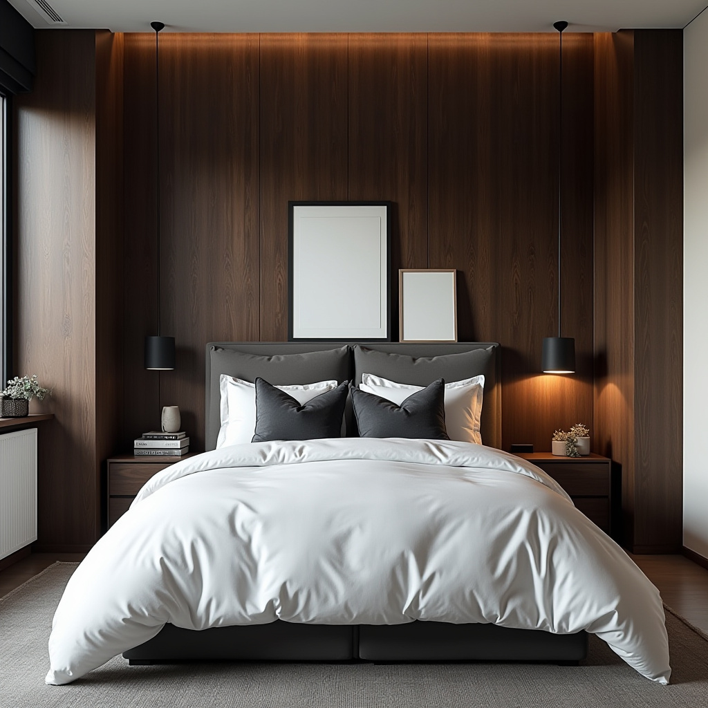 Modern Masculine Bedroom 15