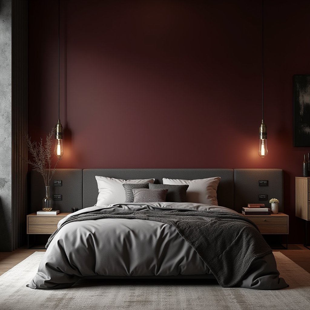 Modern Masculine Bedroom 17