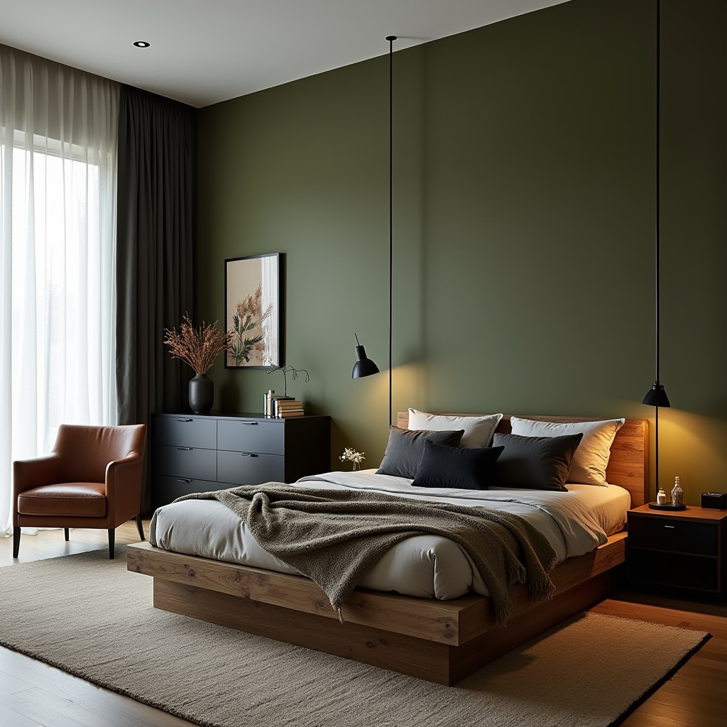 Modern Masculine Bedroom 2