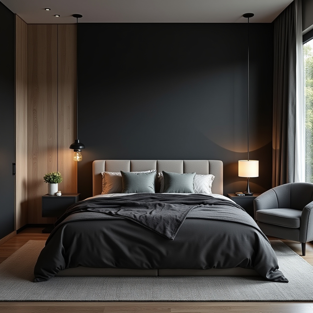 Modern Masculine Bedroom 21