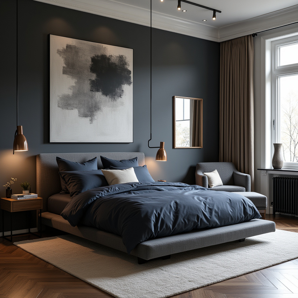 Modern Masculine Bedroom 22
