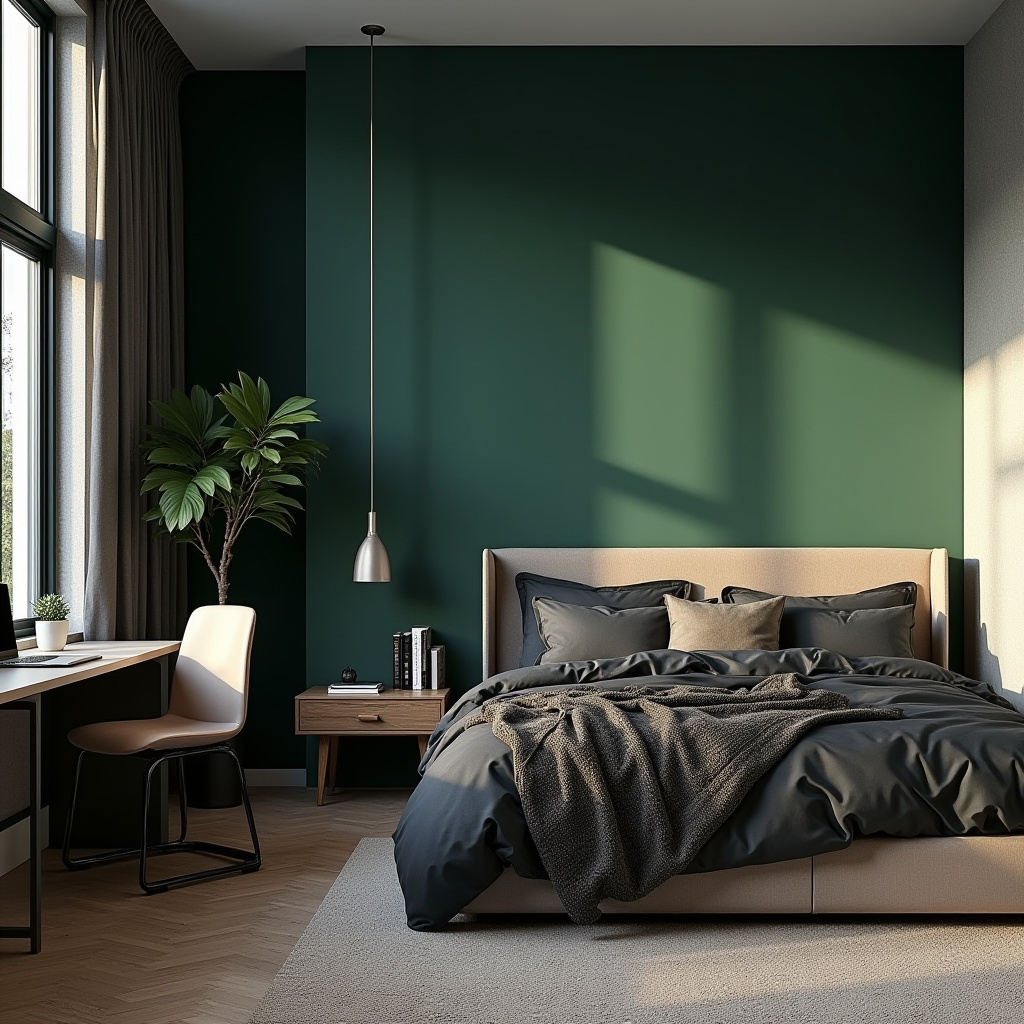 Modern Masculine Bedroom 27