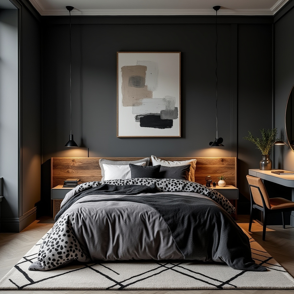 Modern Masculine Bedroom 4