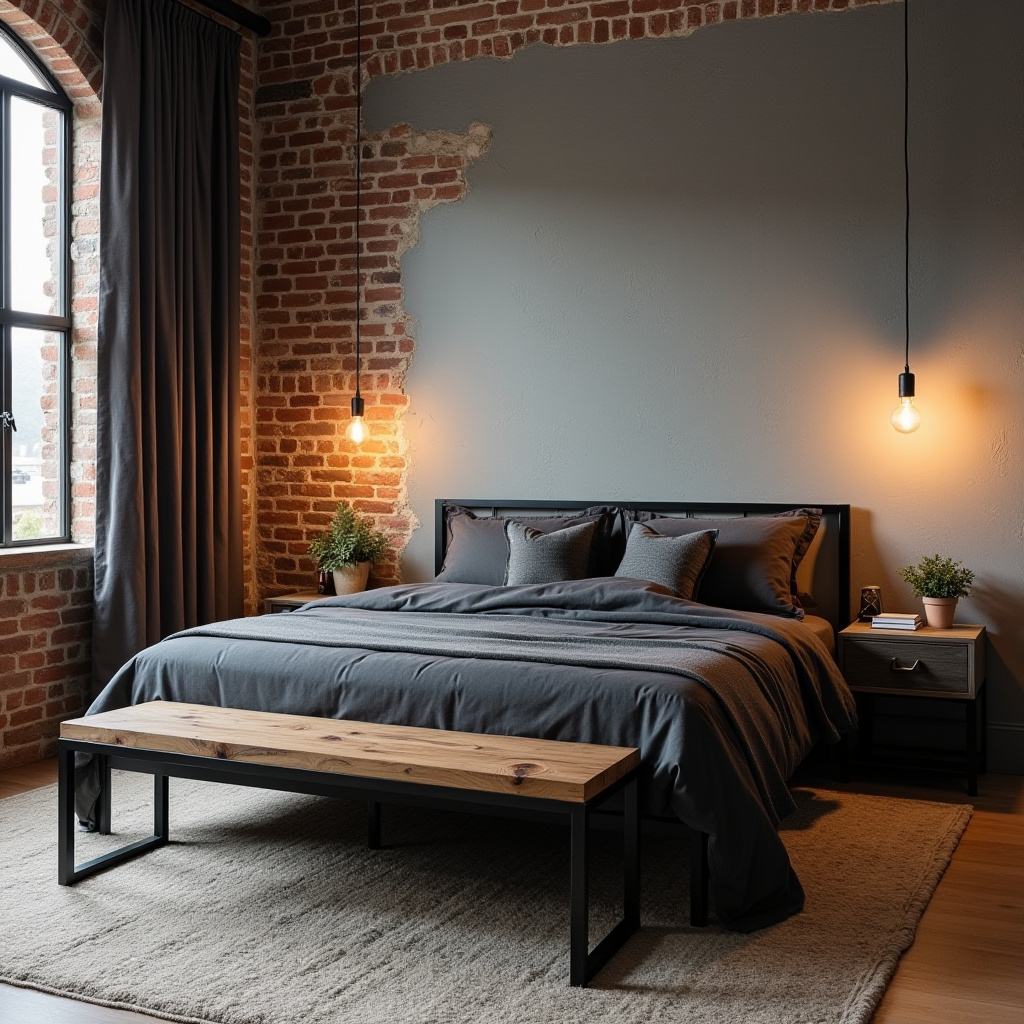 Modern Masculine Bedroom 6