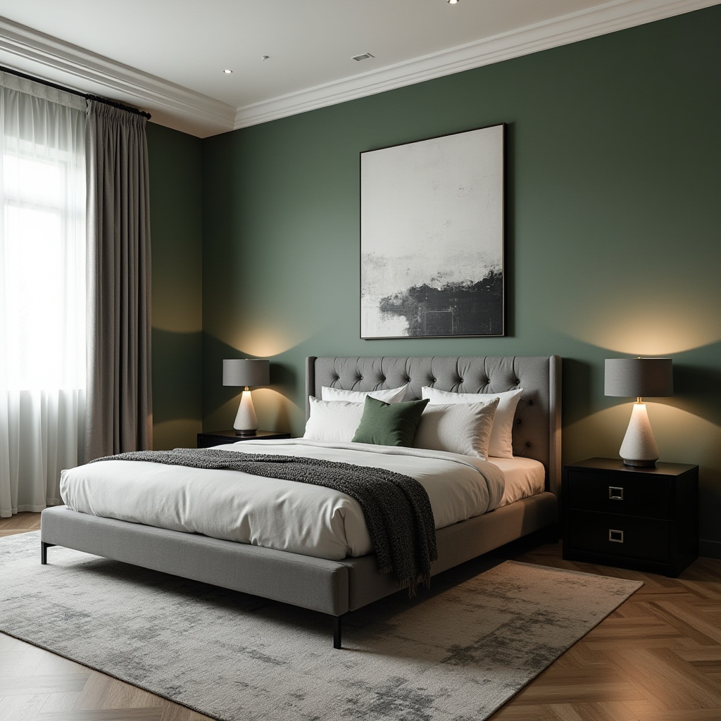 Modern Masculine Bedroom 7