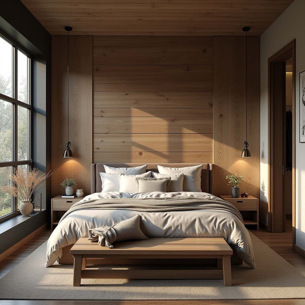Modern Rustic Bedrooms 21