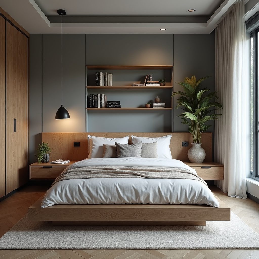 Modern Rustic Bedrooms 8
