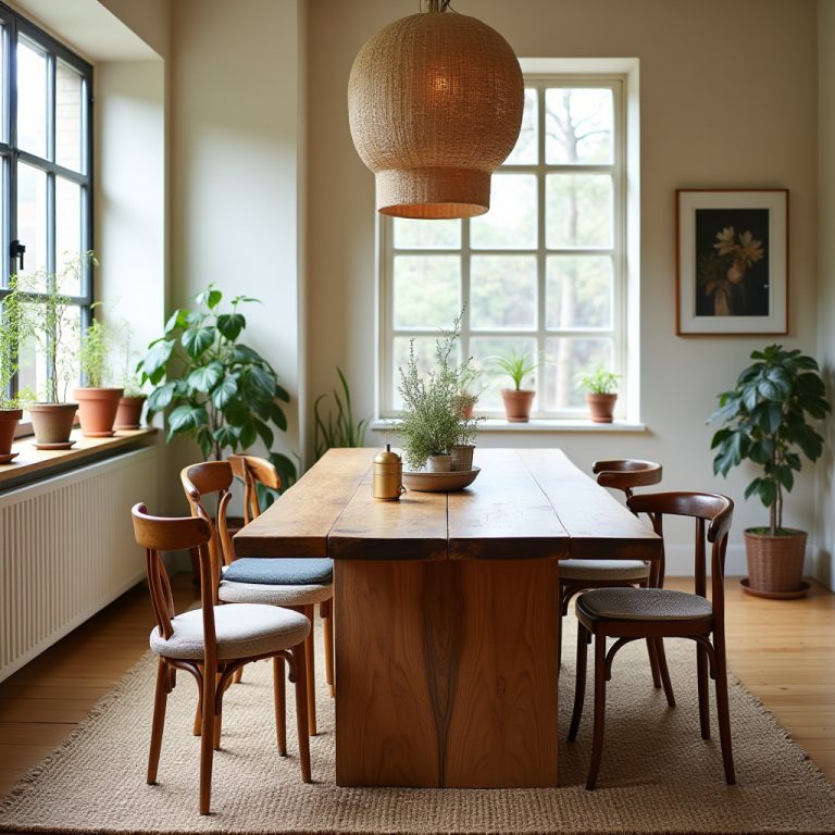 Modern Rustic Dining Room Ideas 1