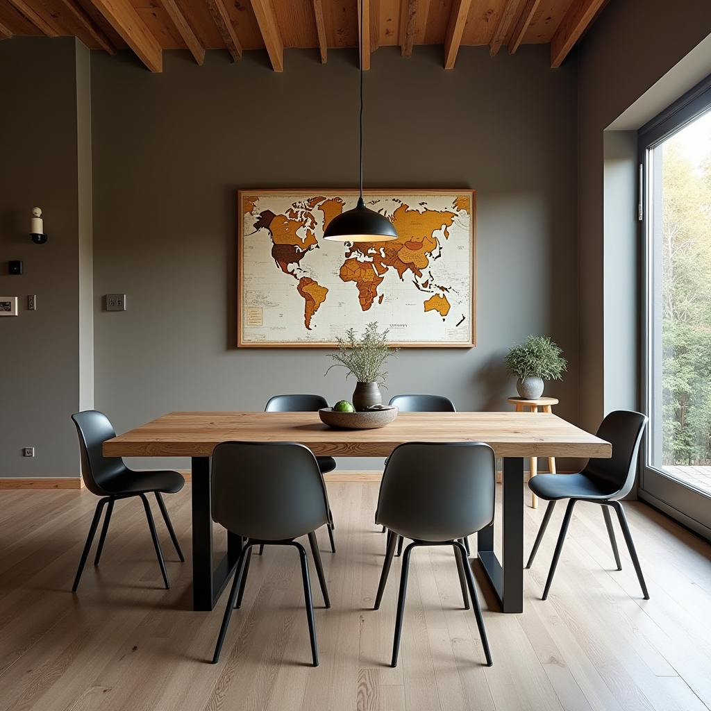 Modern Rustic Dining Room Ideas 13